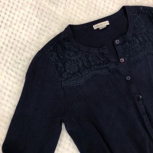 CATO Navy Cardigan